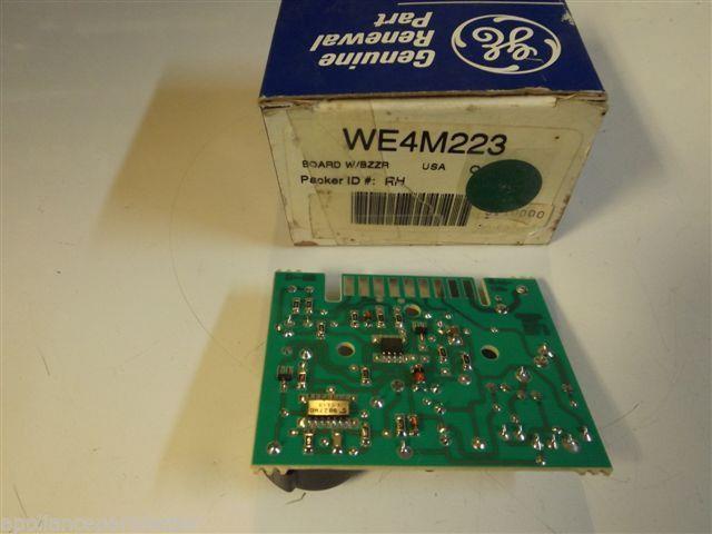 GE Dryer WE4M223 BOARD W BUZZER NEW IN BOX GE Dryer WE4M223 BOARD W BUZZER NEW IN BOX